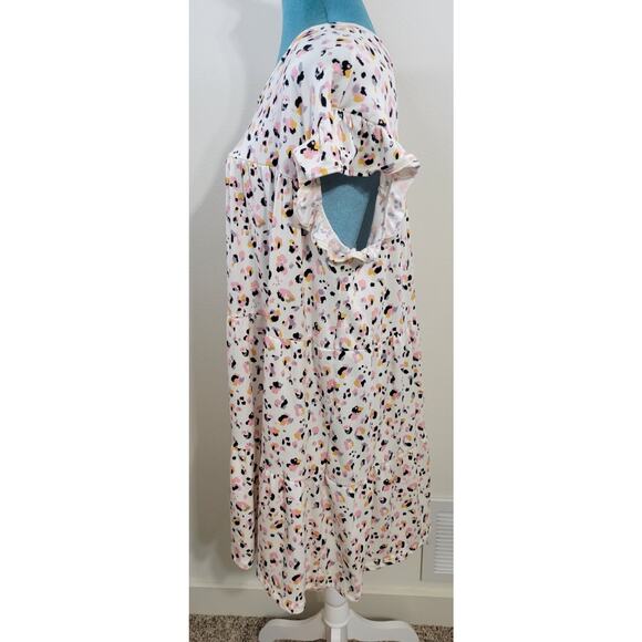 Anthropologie Entro Dress Womens Large Whimsical Cottagecore Grandmacore Ruffled - Picture 6 of 9